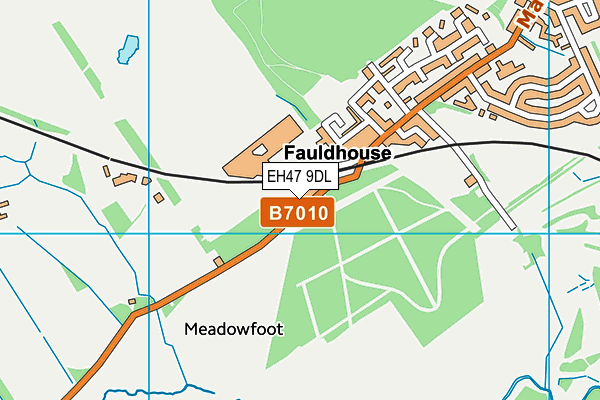 EH47 9DL map - OS VectorMap District (Ordnance Survey)