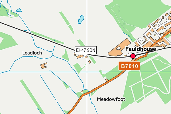 EH47 9DN map - OS VectorMap District (Ordnance Survey)