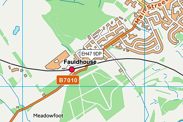 EH47 9DP map - OS VectorMap District (Ordnance Survey)