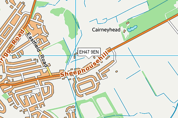 EH47 9EN map - OS VectorMap District (Ordnance Survey)