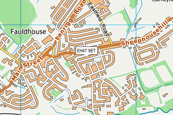 EH47 9ET map - OS VectorMap District (Ordnance Survey)