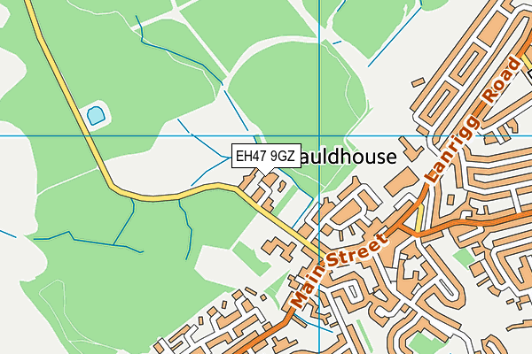 EH47 9GZ map - OS VectorMap District (Ordnance Survey)