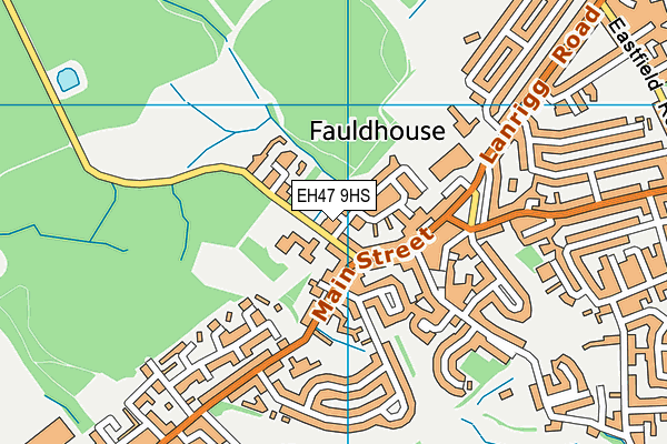 EH47 9HS map - OS VectorMap District (Ordnance Survey)