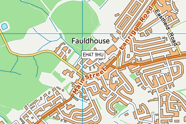 EH47 9HU map - OS VectorMap District (Ordnance Survey)