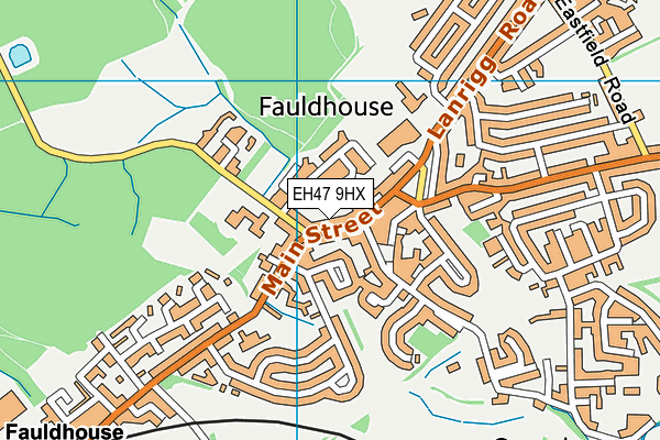 EH47 9HX map - OS VectorMap District (Ordnance Survey)