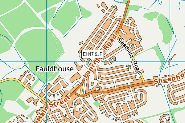 EH47 9JF map - OS VectorMap District (Ordnance Survey)