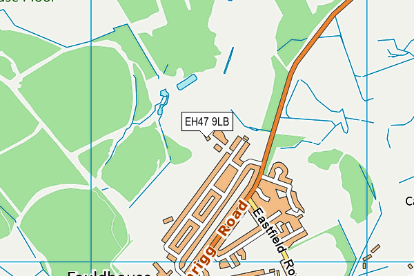 EH47 9LB map - OS VectorMap District (Ordnance Survey)