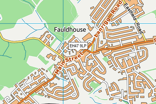 EH47 9LP map - OS VectorMap District (Ordnance Survey)