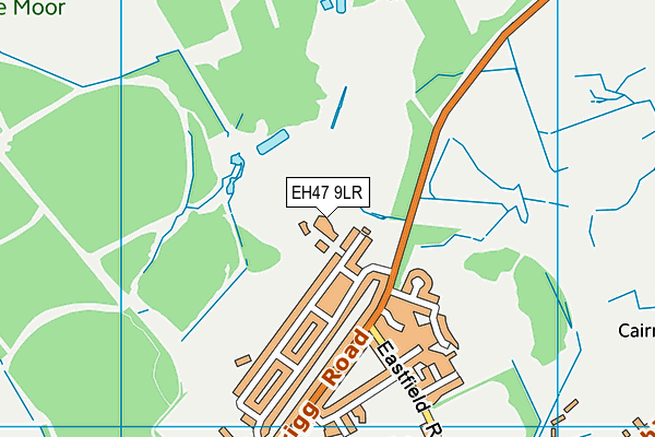 EH47 9LR map - OS VectorMap District (Ordnance Survey)