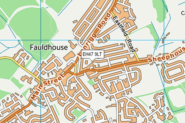 EH47 9LT map - OS VectorMap District (Ordnance Survey)