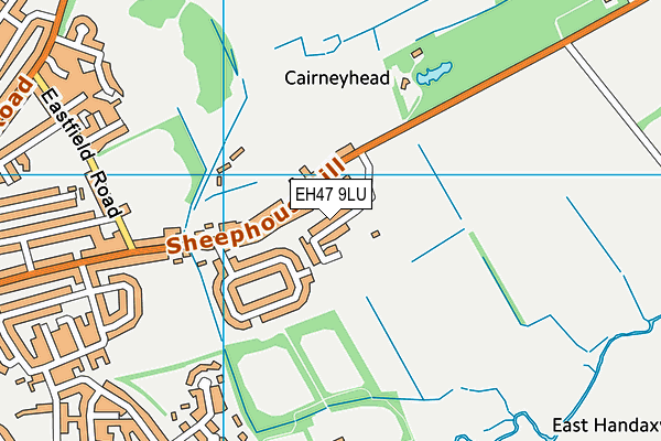 EH47 9LU map - OS VectorMap District (Ordnance Survey)