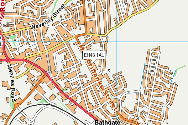 EH48 1AL map - OS VectorMap District (Ordnance Survey)