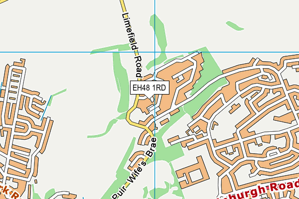 EH48 1RD map - OS VectorMap District (Ordnance Survey)