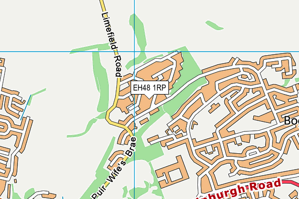 EH48 1RP map - OS VectorMap District (Ordnance Survey)