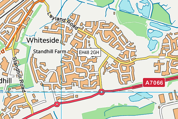 EH48 2GH map - OS VectorMap District (Ordnance Survey)