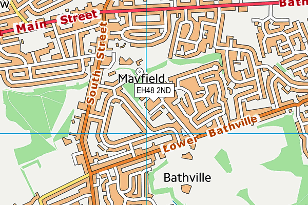 EH48 2ND map - OS VectorMap District (Ordnance Survey)