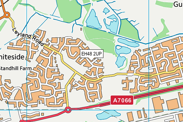EH48 2UP map - OS VectorMap District (Ordnance Survey)