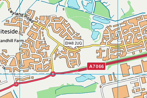 EH48 2UQ map - OS VectorMap District (Ordnance Survey)