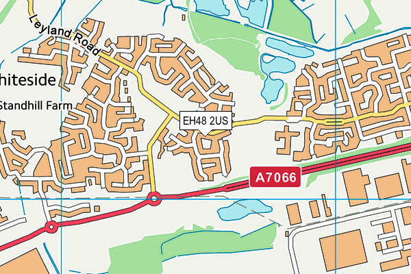 EH48 2US map - OS VectorMap District (Ordnance Survey)
