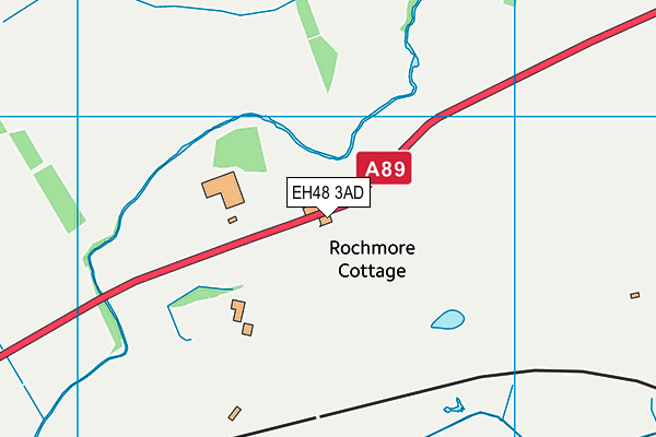 EH48 3AD map - OS VectorMap District (Ordnance Survey)