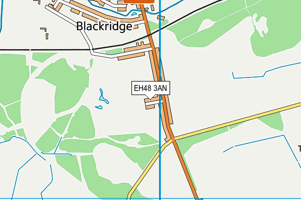 EH48 3AN map - OS VectorMap District (Ordnance Survey)