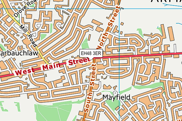 EH48 3ER map - OS VectorMap District (Ordnance Survey)