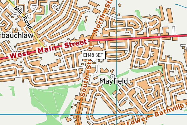 EH48 3ET map - OS VectorMap District (Ordnance Survey)