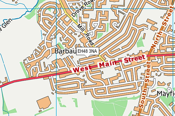 EH48 3NA map - OS VectorMap District (Ordnance Survey)
