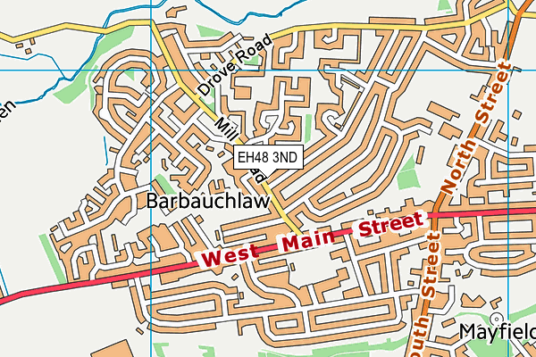 EH48 3ND map - OS VectorMap District (Ordnance Survey)