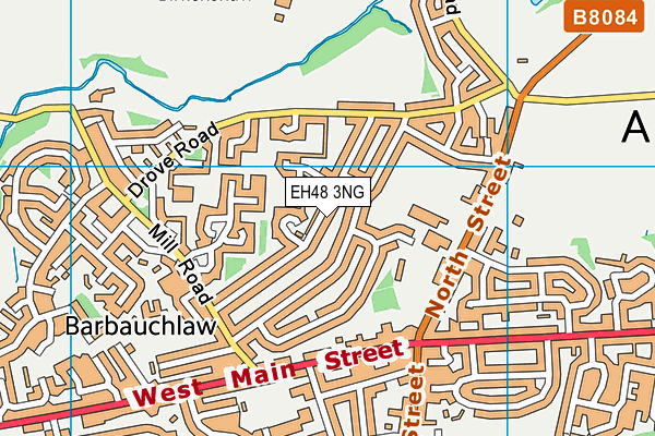 EH48 3NG map - OS VectorMap District (Ordnance Survey)