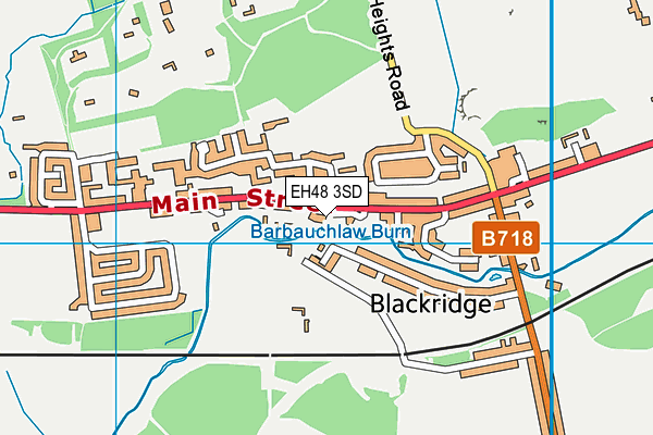 EH48 3SD map - OS VectorMap District (Ordnance Survey)
