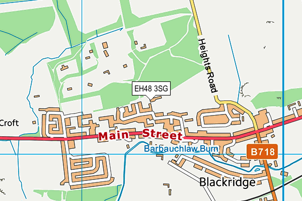 EH48 3SG map - OS VectorMap District (Ordnance Survey)