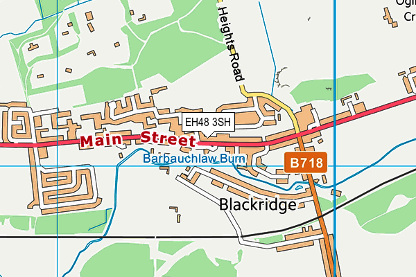 EH48 3SH map - OS VectorMap District (Ordnance Survey)