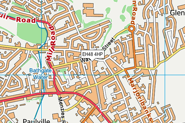 EH48 4HP map - OS VectorMap District (Ordnance Survey)