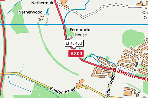 EH48 4LQ map - OS VectorMap District (Ordnance Survey)