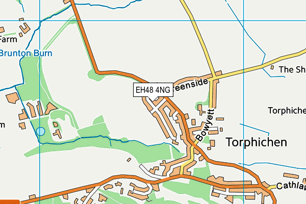 EH48 4NG map - OS VectorMap District (Ordnance Survey)
