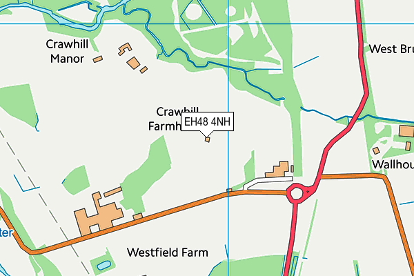 EH48 4NH map - OS VectorMap District (Ordnance Survey)