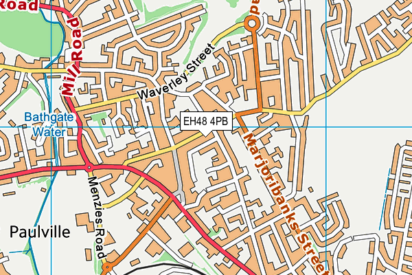 EH48 4PB map - OS VectorMap District (Ordnance Survey)