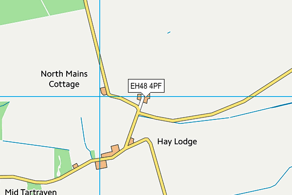 EH48 4PF map - OS VectorMap District (Ordnance Survey)