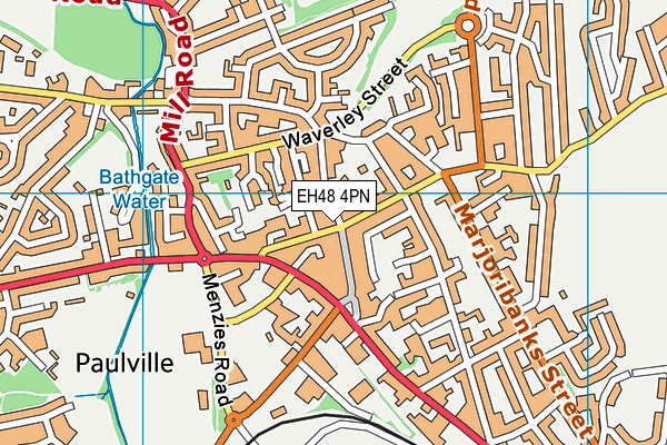 EH48 4PN map - OS VectorMap District (Ordnance Survey)