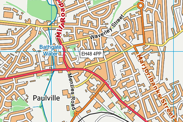 EH48 4PP map - OS VectorMap District (Ordnance Survey)