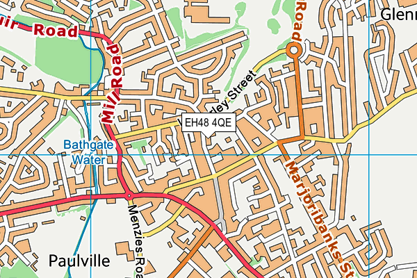 EH48 4QE map - OS VectorMap District (Ordnance Survey)