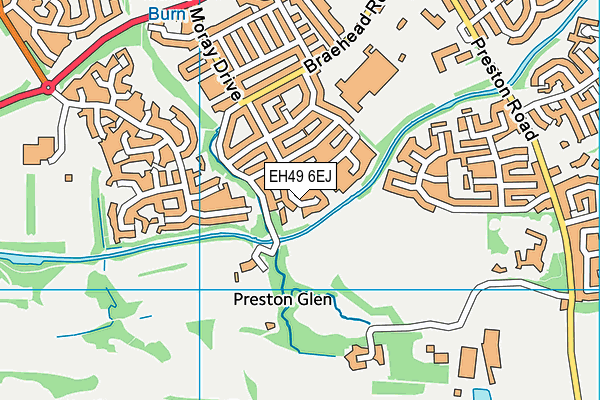 EH49 6EJ map - OS VectorMap District (Ordnance Survey)