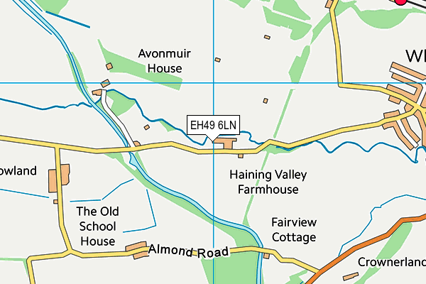 EH49 6LN map - OS VectorMap District (Ordnance Survey)