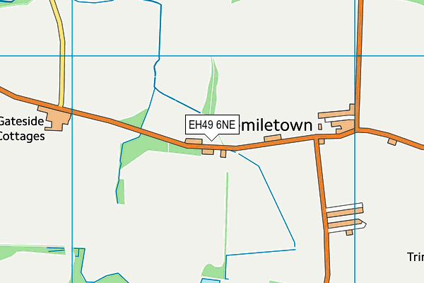 EH49 6NE map - OS VectorMap District (Ordnance Survey)