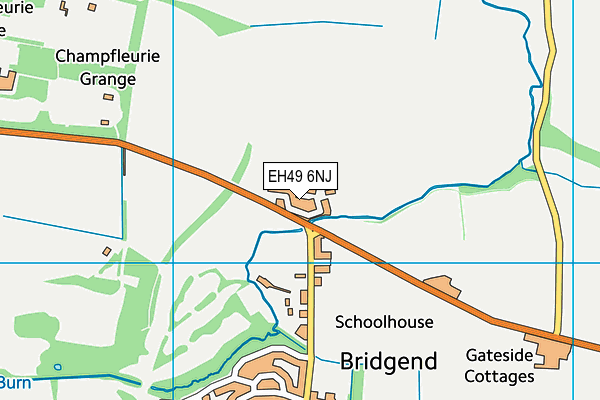 EH49 6NJ map - OS VectorMap District (Ordnance Survey)