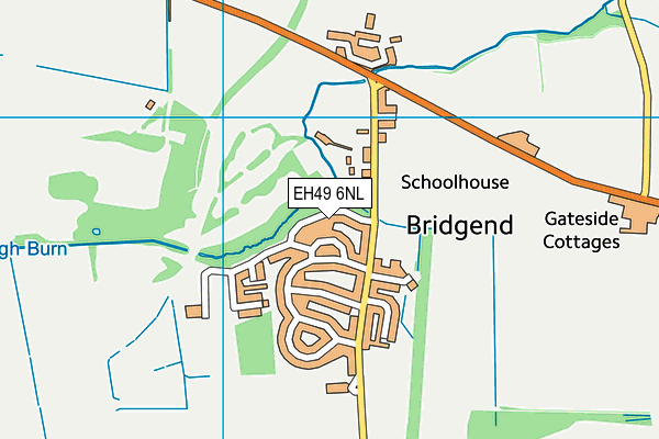 EH49 6NL map - OS VectorMap District (Ordnance Survey)