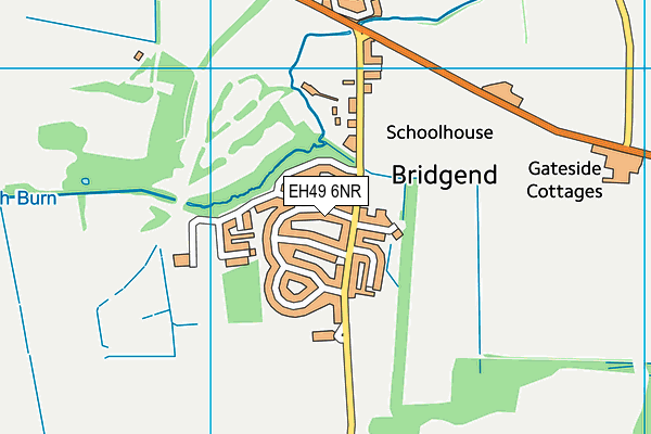 EH49 6NR map - OS VectorMap District (Ordnance Survey)