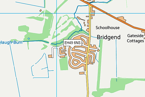 EH49 6NS map - OS VectorMap District (Ordnance Survey)