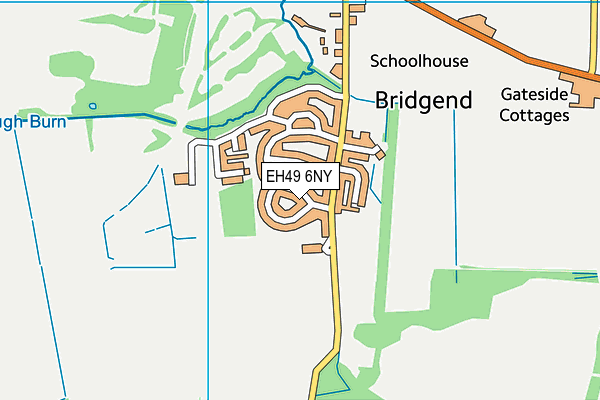 EH49 6NY map - OS VectorMap District (Ordnance Survey)